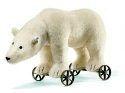 STEIFF Polar Bear On Wheels 2006
