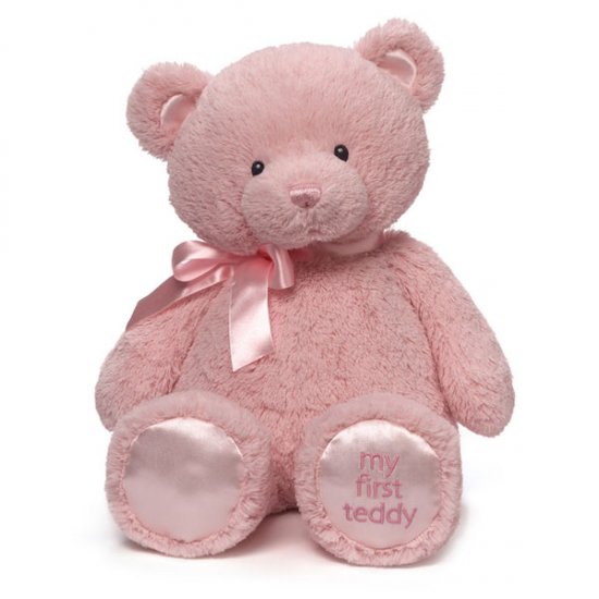 GUND My 1st Teddy™ Light Pink 18" - Click Image to Close