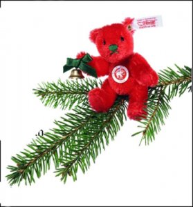 STEIFF Ornament Red Bear 2006