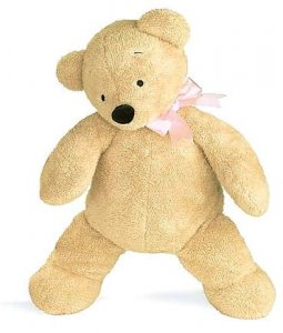 NABCO Smushy™ Bear Pink Ribbon 25"