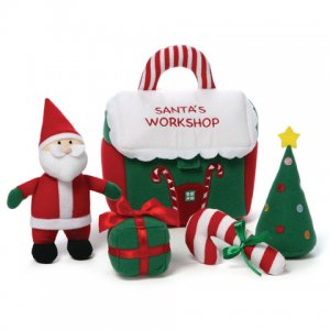 GUND Santa's Workshop Playset