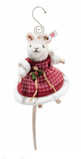 STEIFF Mrs. Santa Mouse - Click Image to Close