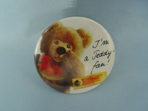 STEIFF Teddy Fan Button Small