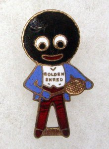 ROBERTSON Tennis Golly Brooch