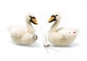 STEIFF Wedding Swan Set White