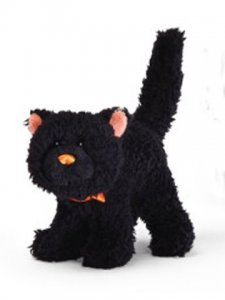 Nigel the Black Cat Plushie Toy Black Cat Stuffed Animal 