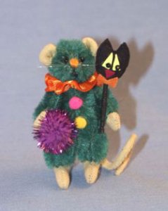 Deb Canham Halloween Scaredy Cat Mouse