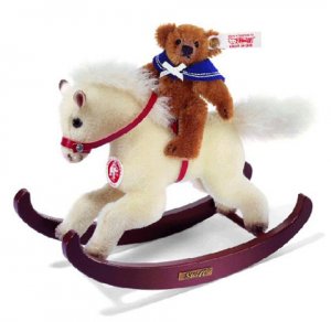 steiff rocking horse