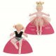 NABCO Topsy Turvy Doll Ballerina Blond