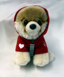 GUND Itty Bitty Boo Red Hoodie