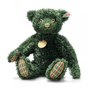 STEIFF Green Christmas Bear