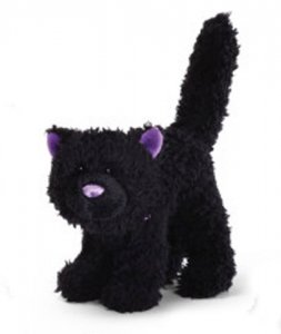 GUND Black Cat Sound Toy Purple