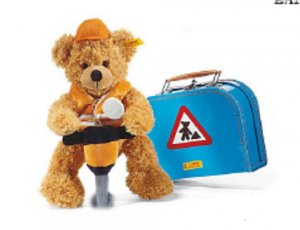 STEIFF Cosy Bear Construction Fynn