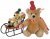 STEIFF Christmas Snow Ride Teddies 2002