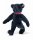 STEIFF Black Bear with Elephant Logo Button Collar