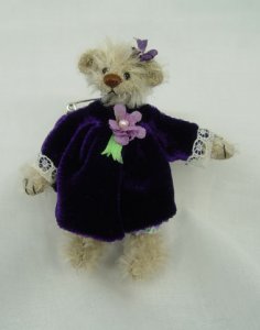 Deb Canham Club Girl Teddy In Purple Dress