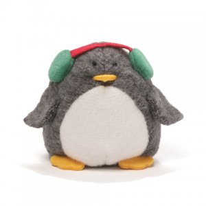 GUND Peppy Penguin Beanbag Grey Beanbag