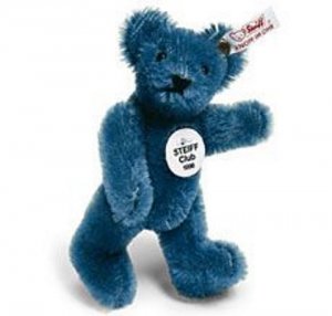 STEIFF CLUB GIFT Blue Elliott Bear 1998