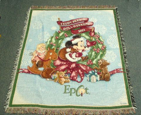 WDW Convention Souvenir Throw - Click Image to Close