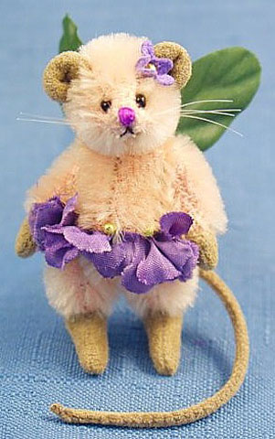 Deb Canham Mice Flower Fairy Viola - Click Image to Close