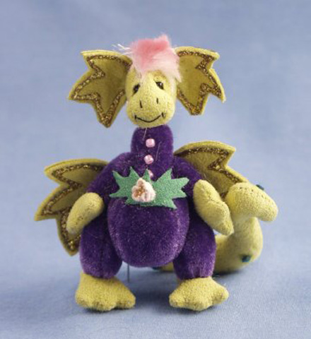 Deb Canham Dragon Rosebud - Click Image to Close