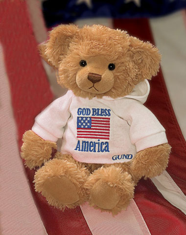 GUND Bear Hugs™ God Bless America - Click Image to Close