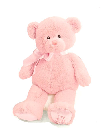 Gund My First Teddy™ Pink18" - Click Image to Close