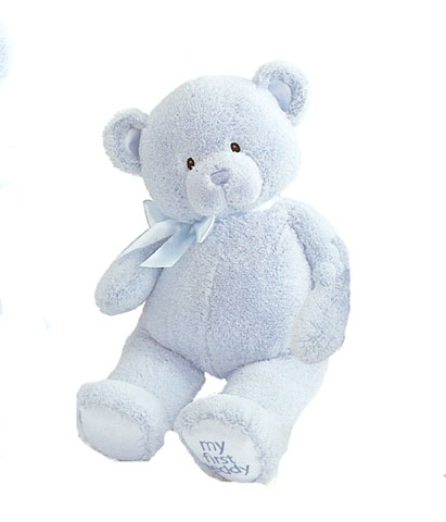 Gund My First Teddy™ Blue 24" - Click Image to Close