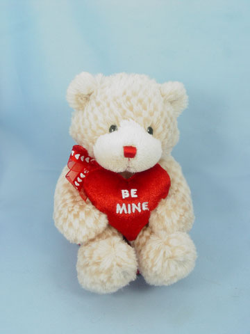 GUND Valentine Message Bear Blond - Click Image to Close