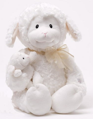 Gund Nursery Time Lena Lamb - Click Image to Close