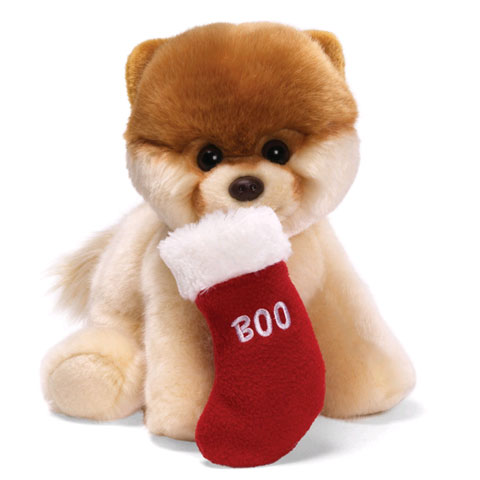 GUND Boo™ with Christmas Stocking - Click Image to Close