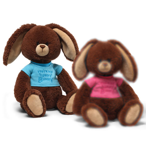 GUND Hunny Bunny Blue Shirt - Click Image to Close