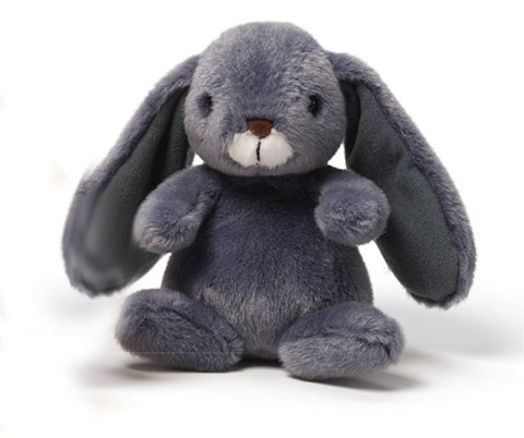 GUND Sweet Bunnies™ Beanbag Gray - Click Image to Close