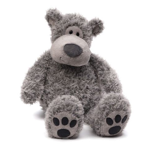 GUND Slouchers™ Gray Bear - Click Image to Close