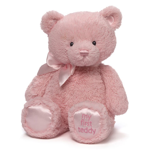 GUND My 1st Teddy™ Light Pink 15" - Click Image to Close