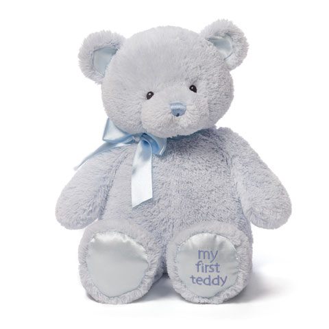 GUND My 1st Teddy™ Light Blue 18" - Click Image to Close