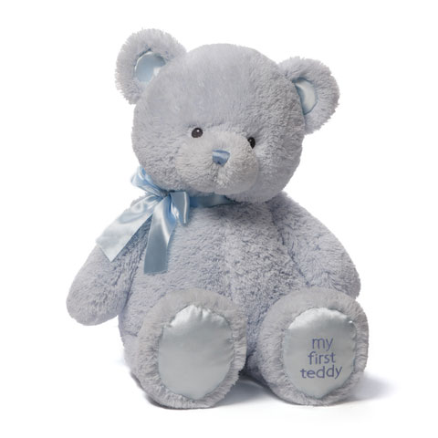 GUND My 1st Teddy™ Light Blue 24" - Click Image to Close