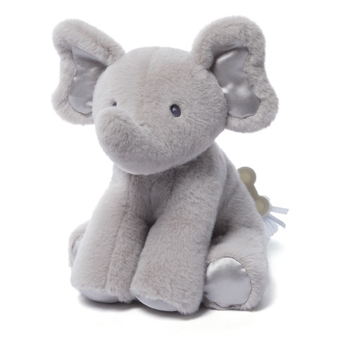 GUND Bubbles™ Elephant Keywind Gray Musical - Click Image to Close