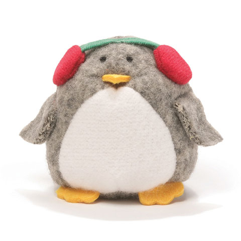 GUND Peppy Penguin Light Grey Beanbag - Click Image to Close