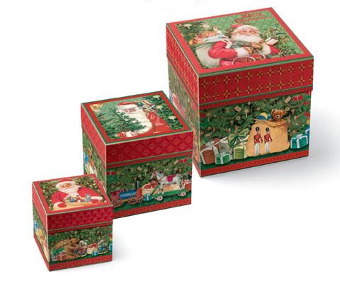 GUND Santa Stacking Boxes - Click Image to Close