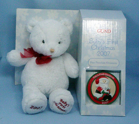 Gund Baby's First X-Mas Keepsake - Click Image to Close