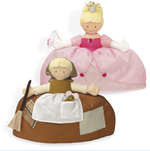 NABCO Topsy Turvy™ Doll ™ Cinderella - Click Image to Close