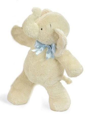 NABCO Smushy™ Elephant Blue Ribbon 17" - Click Image to Close