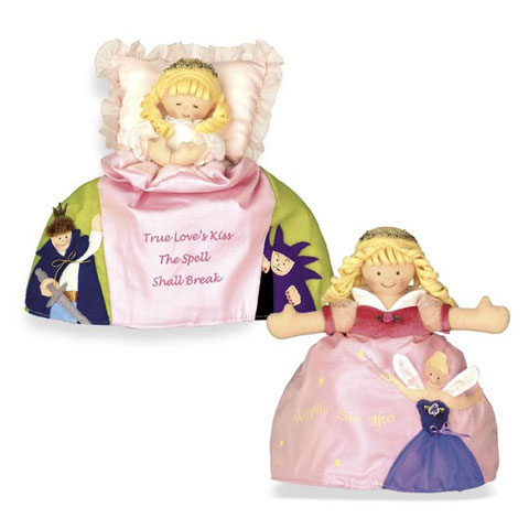 NABCO Topsy Turvy Doll Sleeping Beauty - Click Image to Close