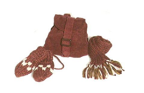 NABCO Sled & Ski Hoppy Backpack, Scarf And Mittens - Click Image to Close