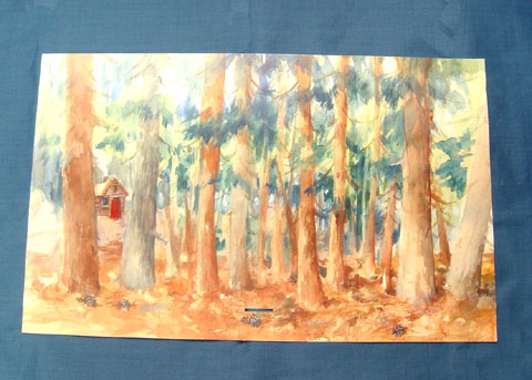 NABCO Red Riding Hood Backdrop - Click Image to Close