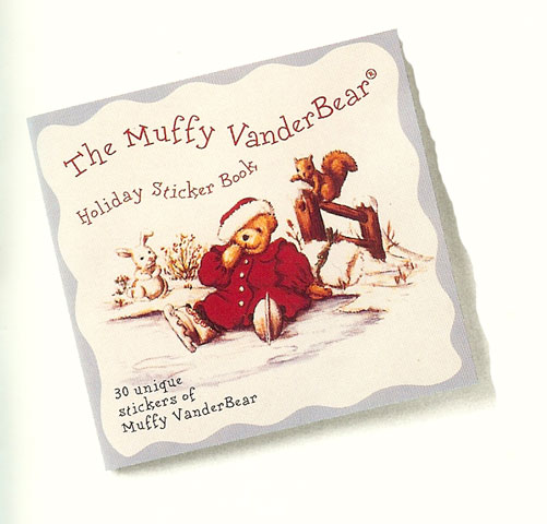 NABCO Muffy Mail Holiday Sticker Book - Click Image to Close