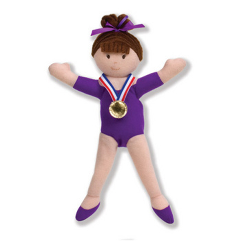 NABCO Gymnast Puppet Doll Brunette - Click Image to Close