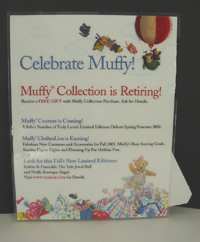 NABCO Muffy Advertising Placard - Click Image to Close