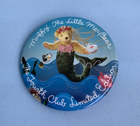 NABCO Muffy Club MerBear PinBack - Click Image to Close